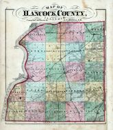Hancock County Map, Hancock County 1874